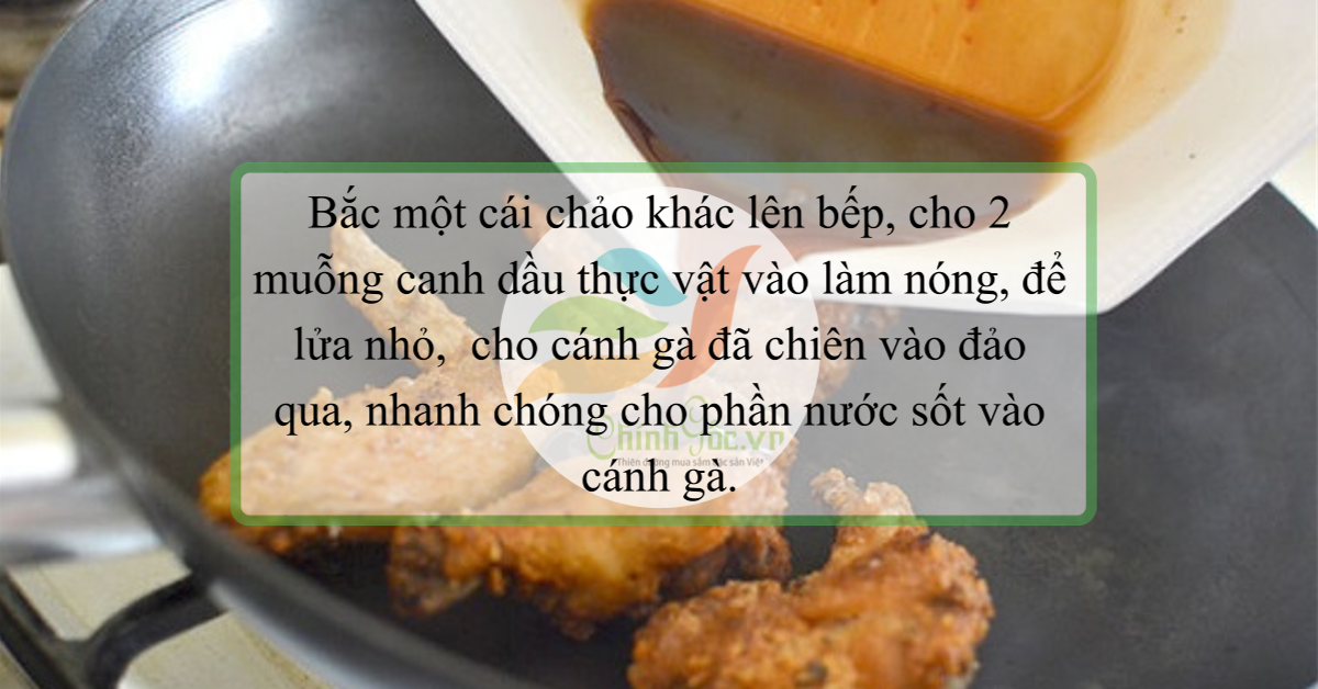 cach lam canh ga sot mat ong 